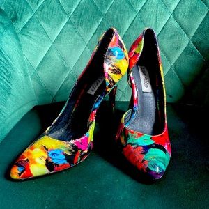 Steve Madden colourful stiletto heels - size 7.5